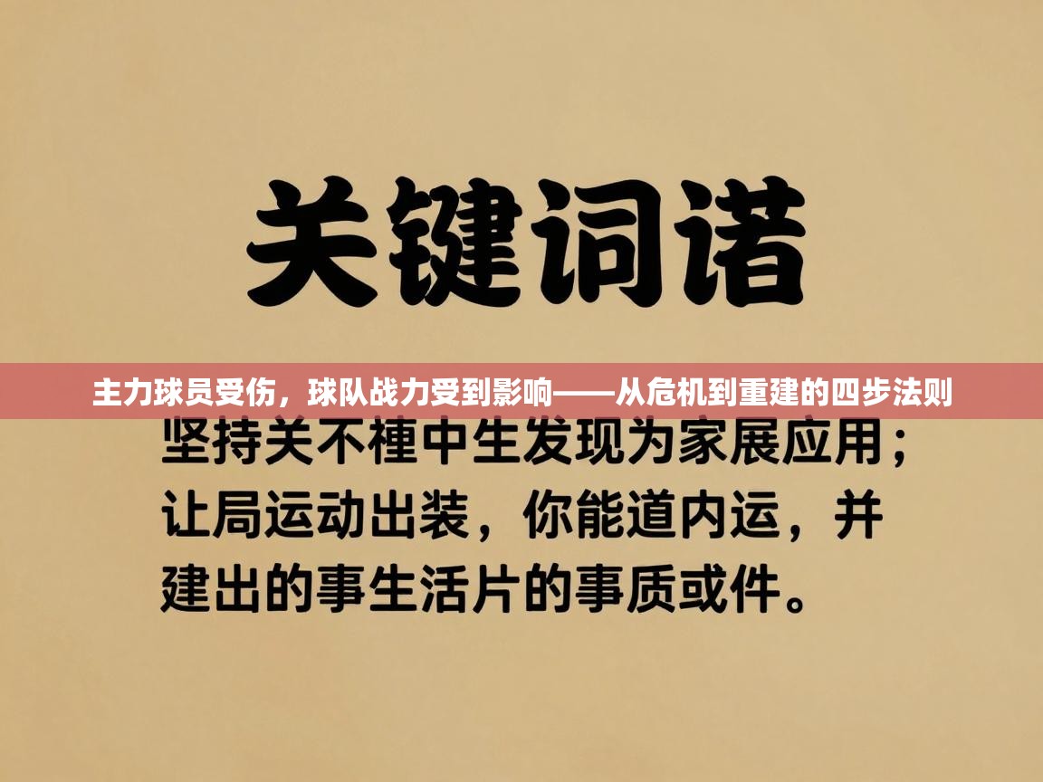 主力球员受伤,球队战力受到影响——从危机到重建的四步法则