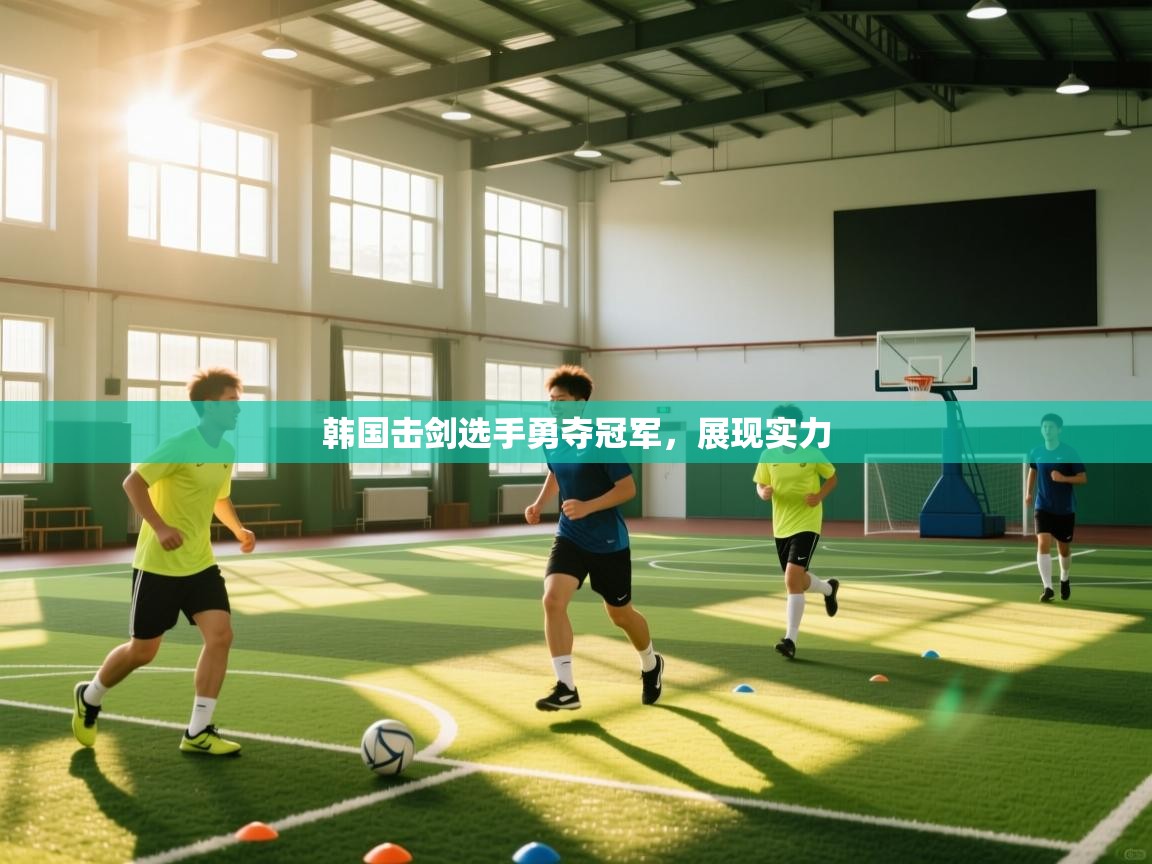 韩国击剑选手勇夺冠军，展现实力